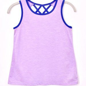 C9 By Champion Sleeveless Athletic Workout Lattice Tank Top - Large